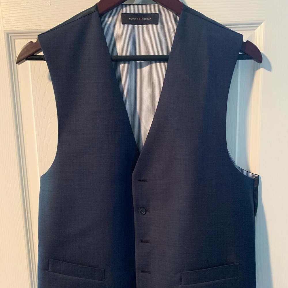 Blue Suit Vest